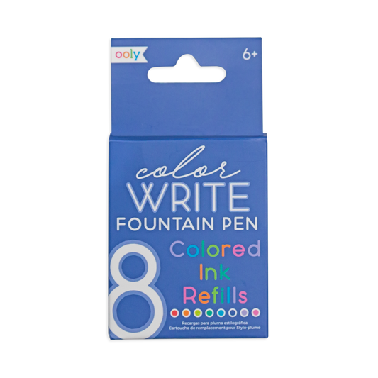 colour write fountain pen ink refills