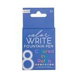 colour write fountain pen ink refills