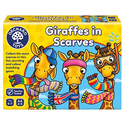 giraffes in scarves