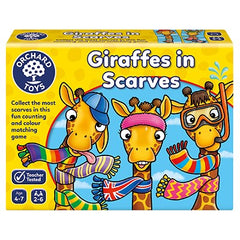 giraffes in scarves