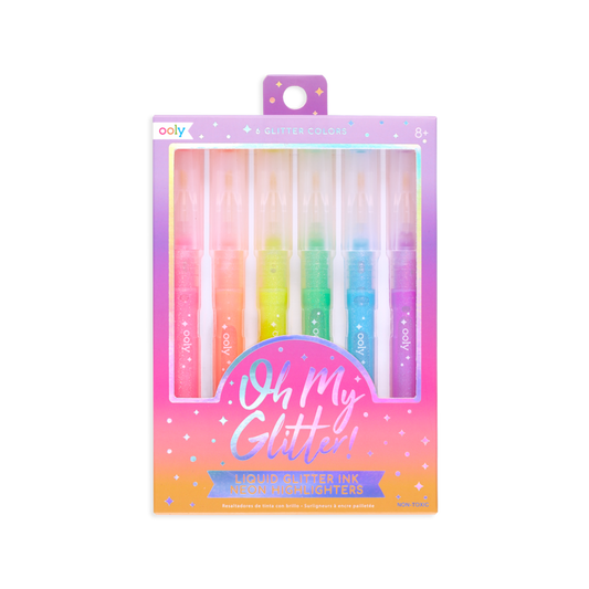 Oh my glitter neon highlighter