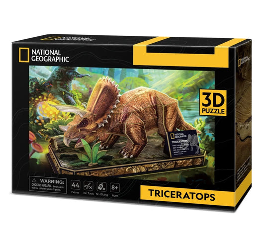 national geographic triceratops 3D puzzle