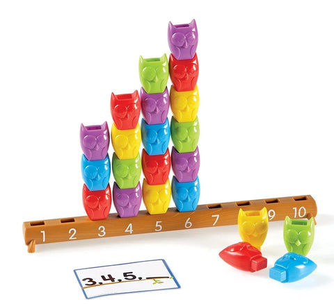 1-10 counting owls activity set