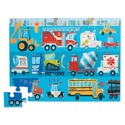 vehicles 36pc floor puzzle