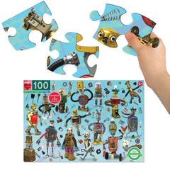 upcycled robots 100pc puzzle