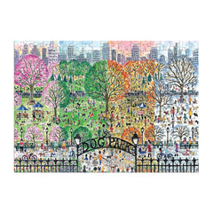 dog park 4 seasons 1000pc puzzle