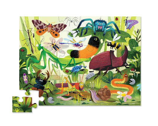 backyard bugs floor puzzle