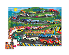 race day floor puzzle 36pc