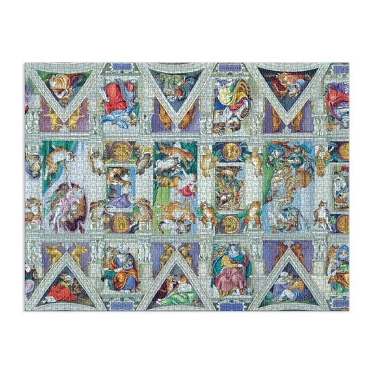 meowsterpiece of western art- sistine chapel ceiling 2000pc puzzle