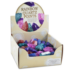 Rainbow Quartz Points