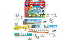 match and spell - next steps