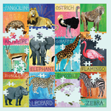 painted safari 500pc puzzle