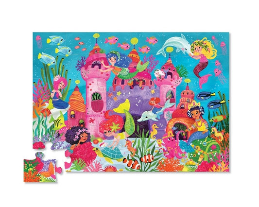 mermaid palace floor puzzle 36pc