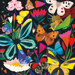 butterflies illuminated puzzle 500pc