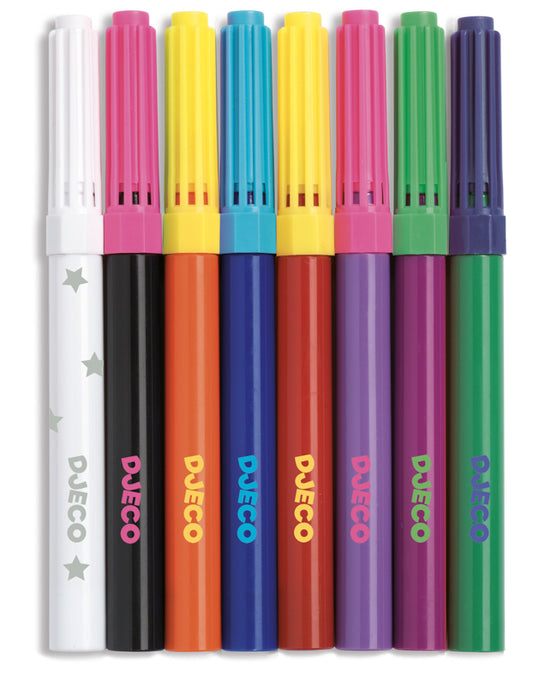 djeco - 10 magic felt tips