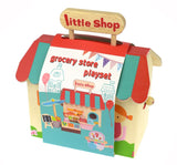 wooden play set- grocery store