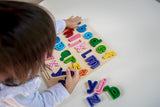 abc lowercase chunky tracing puzzle