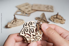 ugears fidgets - ships