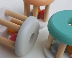 Calm & breezy wooden rattle