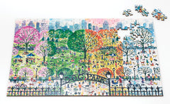 dog park 4 seasons 1000pc puzzle