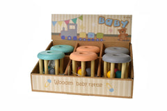 Calm & breezy wooden rattle