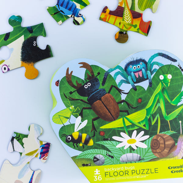 backyard bugs floor puzzle Kids Unite