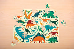 double sided 100pc dinosaur dig