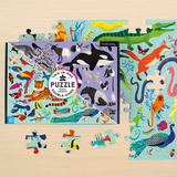 animal kingdom 100pc double sided puzzle