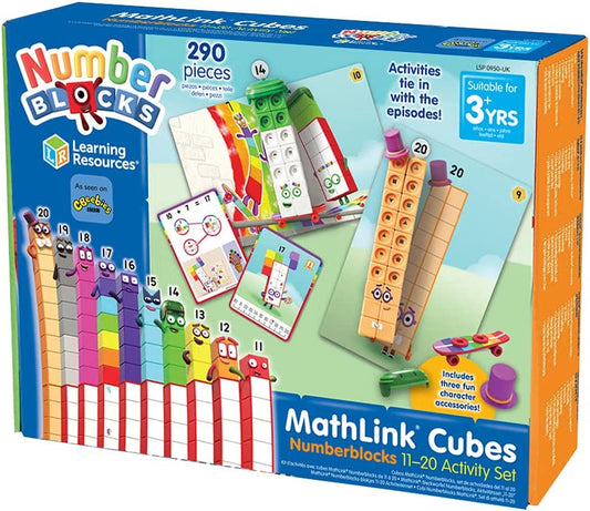 mathlink cubes numberblocks 11-20 activity sets