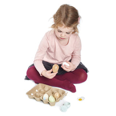 Tender leaf toys - wooden eggs