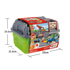 Railway bucket- builder set