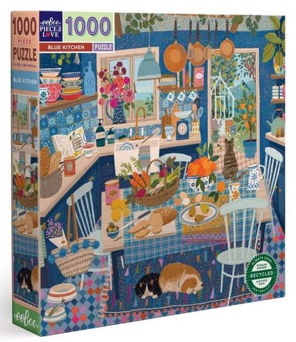 blue kitchen 1000pc puzzle