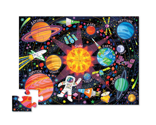 space explorer floor puzzle 36pc