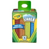 crayola washable sidewalk chalk 12pk