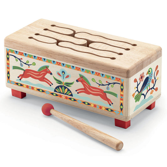 animambo wooden drum