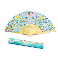 do it yourself - fan and case to colour in