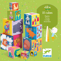 10 cubes- stacking