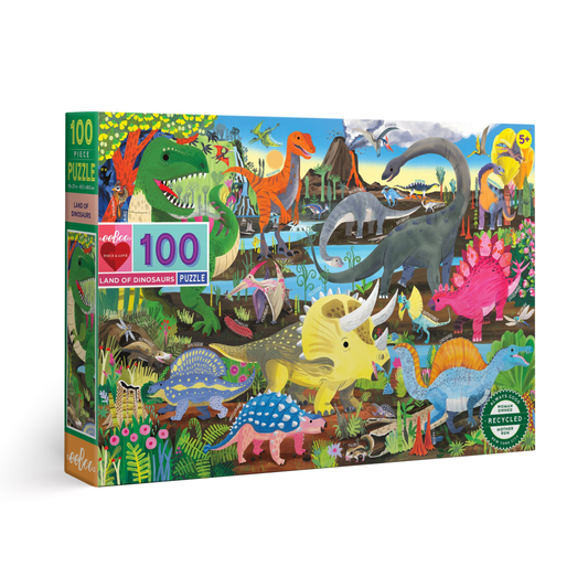 land of dinosaurs 100pc puzzle