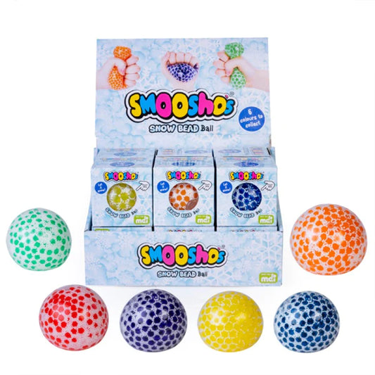 smooshos snow bead ball