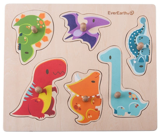 Everearth Dinosaur Peg Puzzle