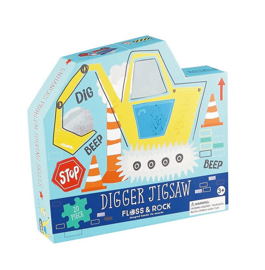construction digger 20pc puzzle