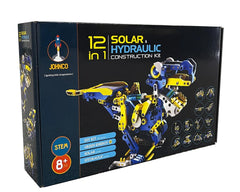 12 in 1 solar & hydraulic construction kit