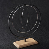 Kinetic hoop sculture
