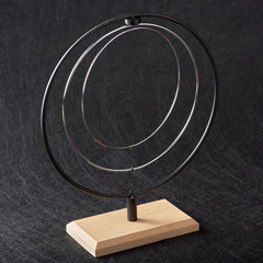 Kinetic hoop sculture