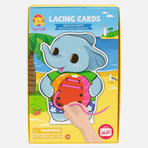 lacing cards- beach party