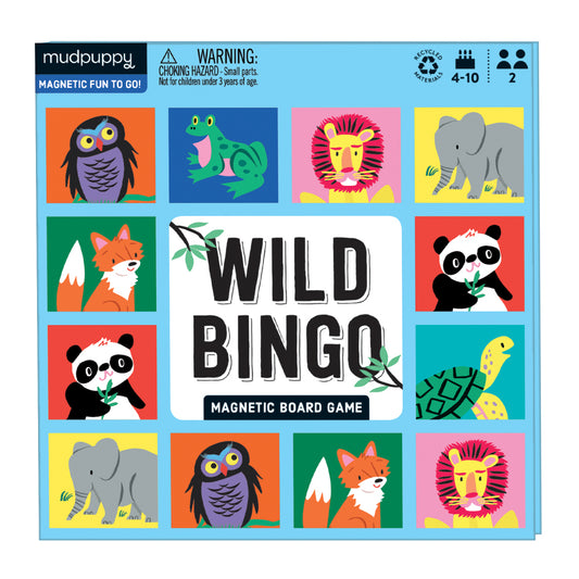 wild bingo magnetic board game