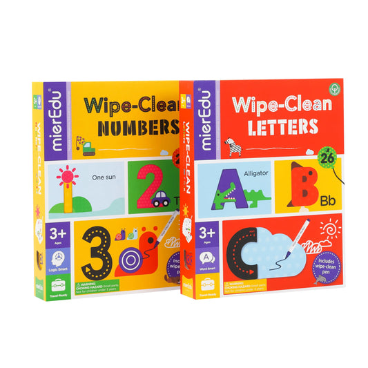 Mier Edu Wipe-clean activity set