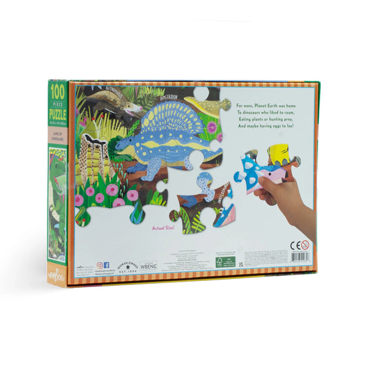 land of dinosaurs 100pc puzzle