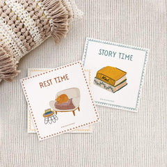 72 routine cards for kids