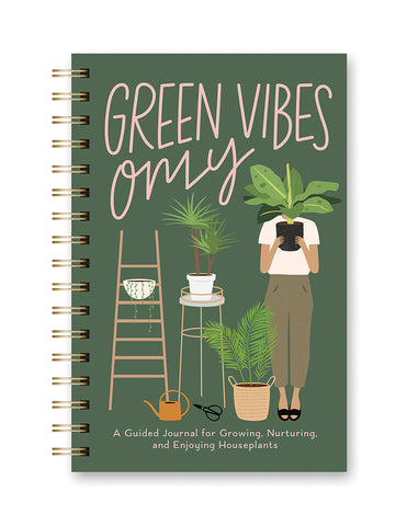 guided journal- green vibes only